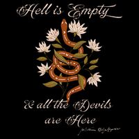 Hell Is Empty And All The Devils Are Here Shakespeare Tall T-Shirt