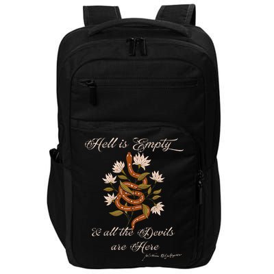 Hell Is Empty And All The Devils Are Here Shakespeare Impact Tech Backpack