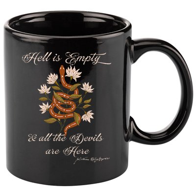 Hell Is Empty And All The Devils Are Here Shakespeare 11oz C Handle Ceramic Mug