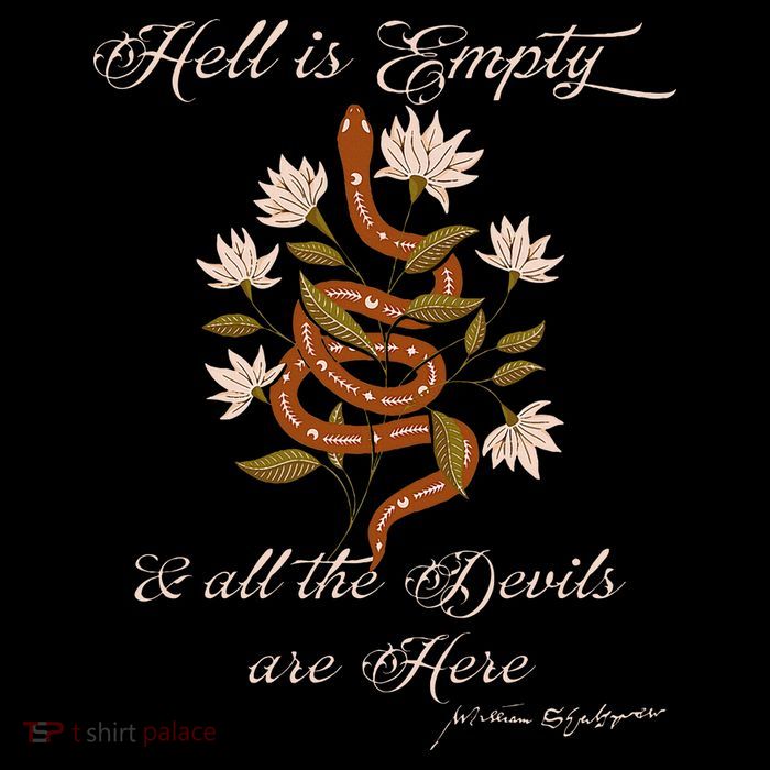 Hell Is Empty And All The Devils Are Here Shakespeare Sustainable Beanie