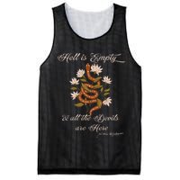 Hell Is Empty And All The Devils Are Here Shakespeare Mesh Reversible Basketball Jersey Tank