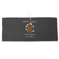 Hell Is Empty And All The Devils Are Here Shakespeare Large Microfiber Waffle Golf Towel