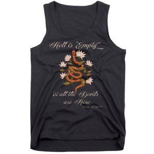 Hell Is Empty And All The Devils Are Here Shakespeare Tank Top