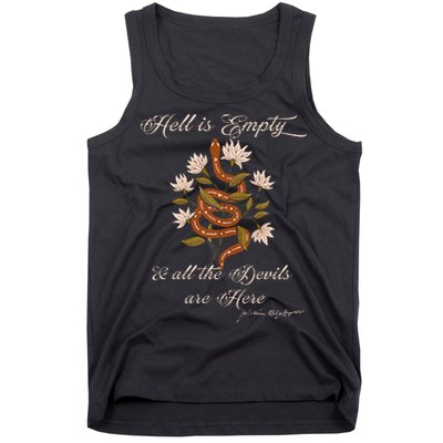 Hell Is Empty And All The Devils Are Here Shakespeare Tank Top