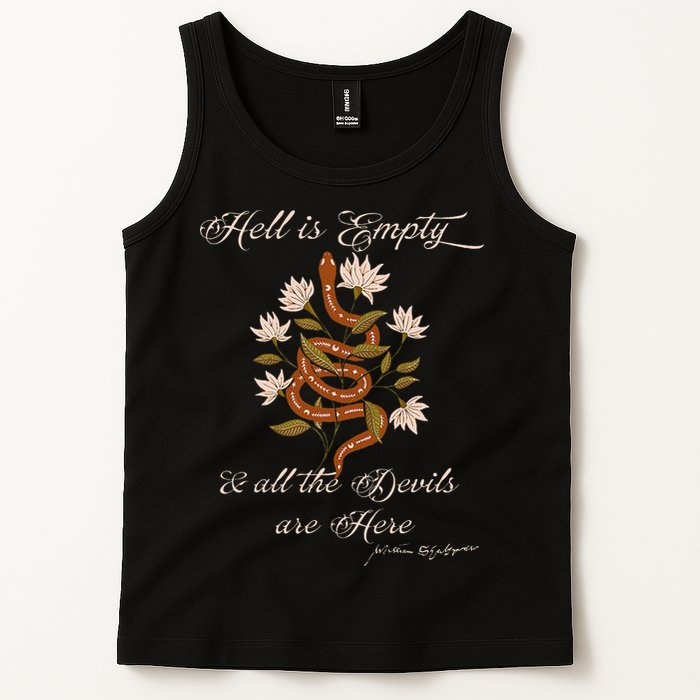 Hell Is Empty And All The Devils Are Here Shakespeare Tank Top