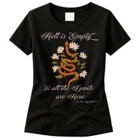 Hell Is Empty And All The Devils Are Here Shakespeare Womens T-Shirt