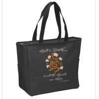 Hell Is Empty And All The Devils Are Here Shakespeare Zip Tote Bag