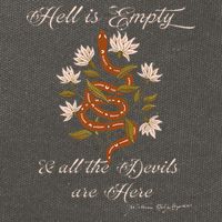 Hell Is Empty And All The Devils Are Here Shakespeare Cotton Canvas Backpack