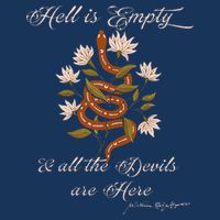 Hell Is Empty And All The Devils Are Here Shakespeare Infant Baby Jersey Bodysuit