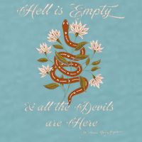 Hell Is Empty And All The Devils Are Here Shakespeare Sueded Cloud Jersey T-Shirt