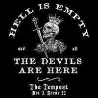 Hell Is Empty And All The Devils Are Here Funny Quote Memes Drawstring Bag