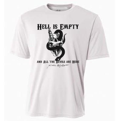 Hell Is Empty And All The Devils Are Here Shakespeare Meme Cooling Performance Crew T-Shirt