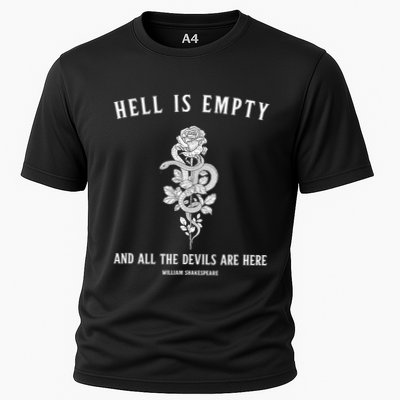 Hell Is Empty Shakespeare Goblincore Fairy Goth Grunge Snake Performance Shirt