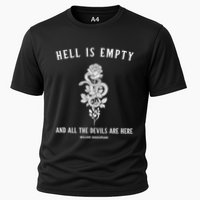 Hell Is Empty Shakespeare Goblincore Fairy Goth Grunge Snake Performance Shirt