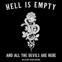 Hell Is Empty Shakespeare Goblincore Fairy Goth Grunge Snake Sustainable Beanie