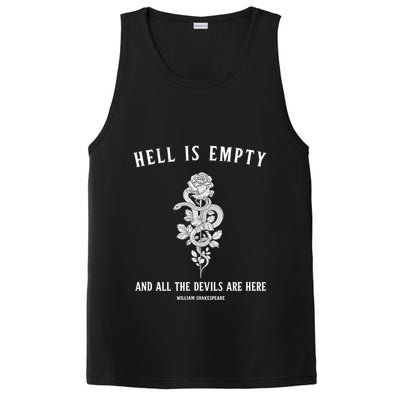 Hell Is Empty Shakespeare Goblincore Fairy Goth Grunge Snake PosiCharge Competitor Tank