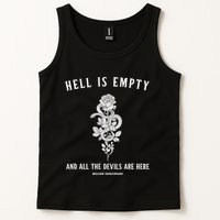 Hell Is Empty Shakespeare Goblincore Fairy Goth Grunge Snake Tank Top