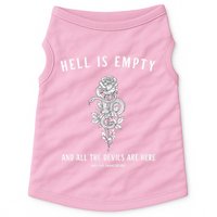 Hell Is Empty Shakespeare Goblincore Fairy Goth Grunge Snake Doggie Tank