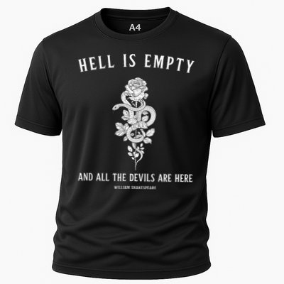 Hell Is Empty Shakespeare Goblincore Fairy Goth Grunge Snake Performance Shirt