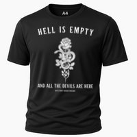 Hell Is Empty Shakespeare Goblincore Fairy Goth Grunge Snake Performance Shirt