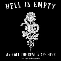 Hell Is Empty Shakespeare Goblincore Fairy Goth Grunge Snake Performance Shirt