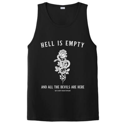 Hell Is Empty Shakespeare Goblincore Fairy Goth Grunge Snake PosiCharge Competitor Tank