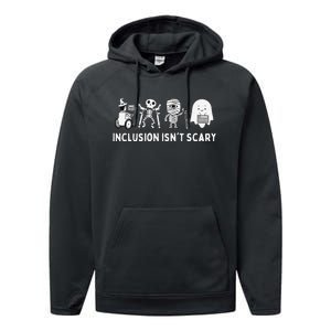 Halloween Inclusion for SLP and Sped Teachers Performance Fleece Hoodie