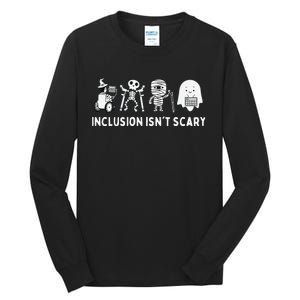 Halloween Inclusion for SLP and Sped Teachers Tall Long Sleeve T-Shirt