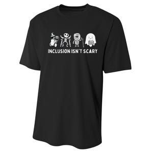 Halloween Inclusion for SLP and Sped Teachers Performance Sprint T-Shirt