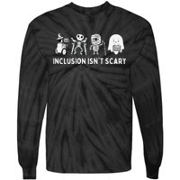 Halloween Inclusion for SLP and Sped Teachers Tie-Dye Long Sleeve Shirt