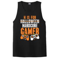 H Is For Hardcore Gamer Funny Halloween Gaming PosiCharge Competitor Tank