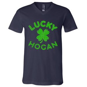 Hogan Irish Family Saint Patrick's Day Irish Hogan V-Neck T-Shirt