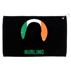 Hurling Ireland Flag Jesus St Patricks Day Gift Grommeted Golf Towel