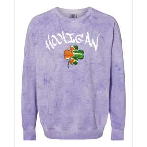 Hooligan Irish Flag St Patricks Day Colorblast Crewneck Sweatshirt