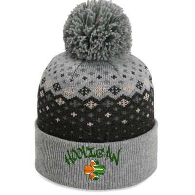 Hooligan Irish Flag St Patricks Day The Baniff Cuffed Pom Beanie