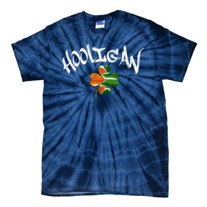 Hooligan Irish Flag St Patricks Day Tie-Dye T-Shirt