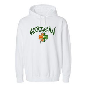 Hooligan Irish Flag St Patricks Day Garment-Dyed Fleece Hoodie