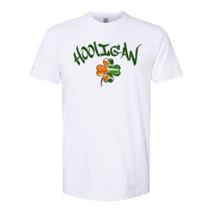 Hooligan Irish Flag St Patricks Day Softstyle CVC T-Shirt