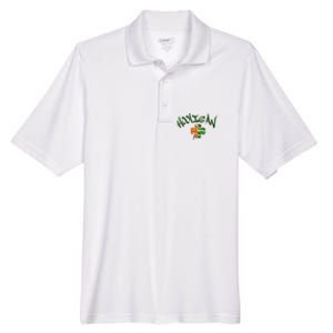 Hooligan Irish Flag St Patricks Day Men's Origin Performance Pique Polo