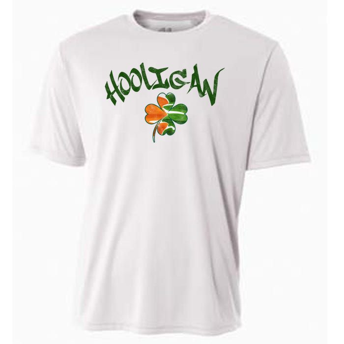 Hooligan Irish Flag St Patricks Day Cooling Performance Crew T-Shirt