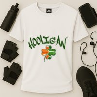 Hooligan Irish Flag St Patricks Day Cooling Performance Crew T-Shirt