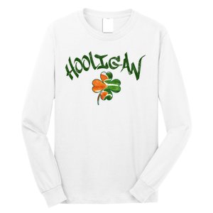 Hooligan Irish Flag St Patricks Day Long Sleeve Shirt