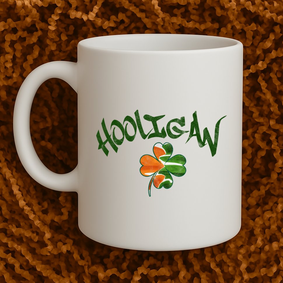 Hooligan Irish Flag St Patricks Day Mug