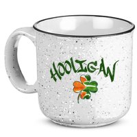 Hooligan Irish Flag St Patricks Day 15oz Campfire Ceramic Mug