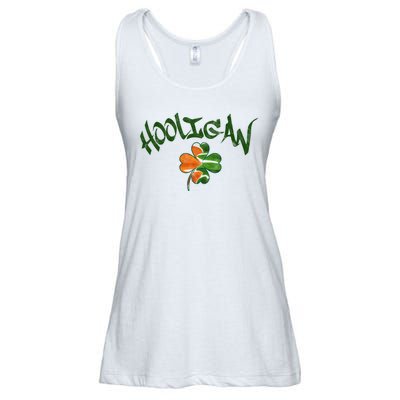 Hooligan Irish Flag St Patricks Day Ladies Essential Flowy Tank