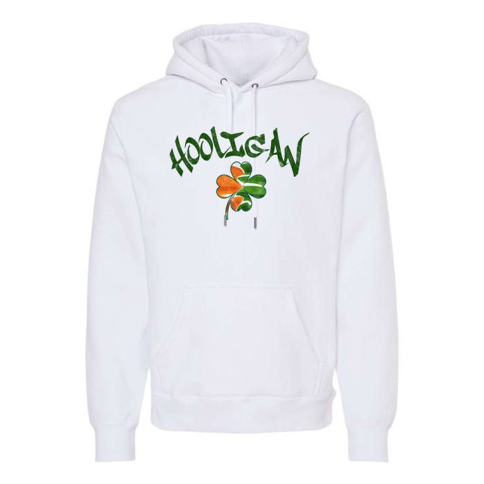 Hooligan Irish Flag St Patricks Day Premium Hoodie