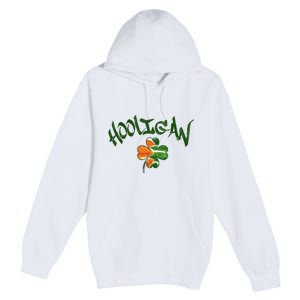 Hooligan Irish Flag St Patricks Day Premium Pullover Hoodie