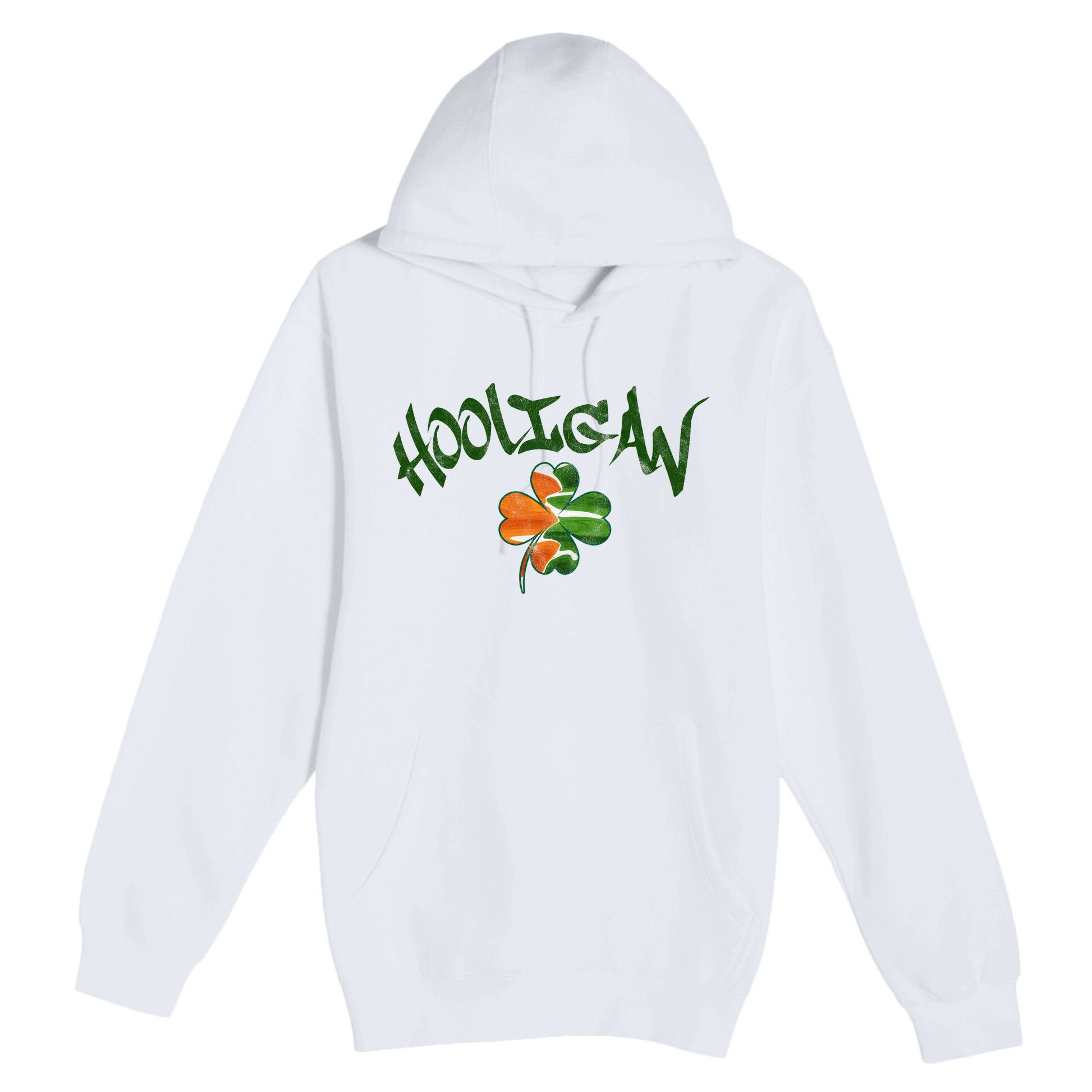 Hooligan Irish Flag St Patricks Day Premium Pullover Hoodie