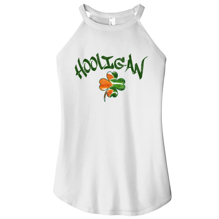 Hooligan Irish Flag St Patricks Day Women's Perfect Tri Rocker Tank