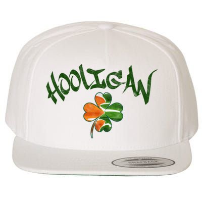 Hooligan Irish Flag St Patricks Day Wool Snapback Cap